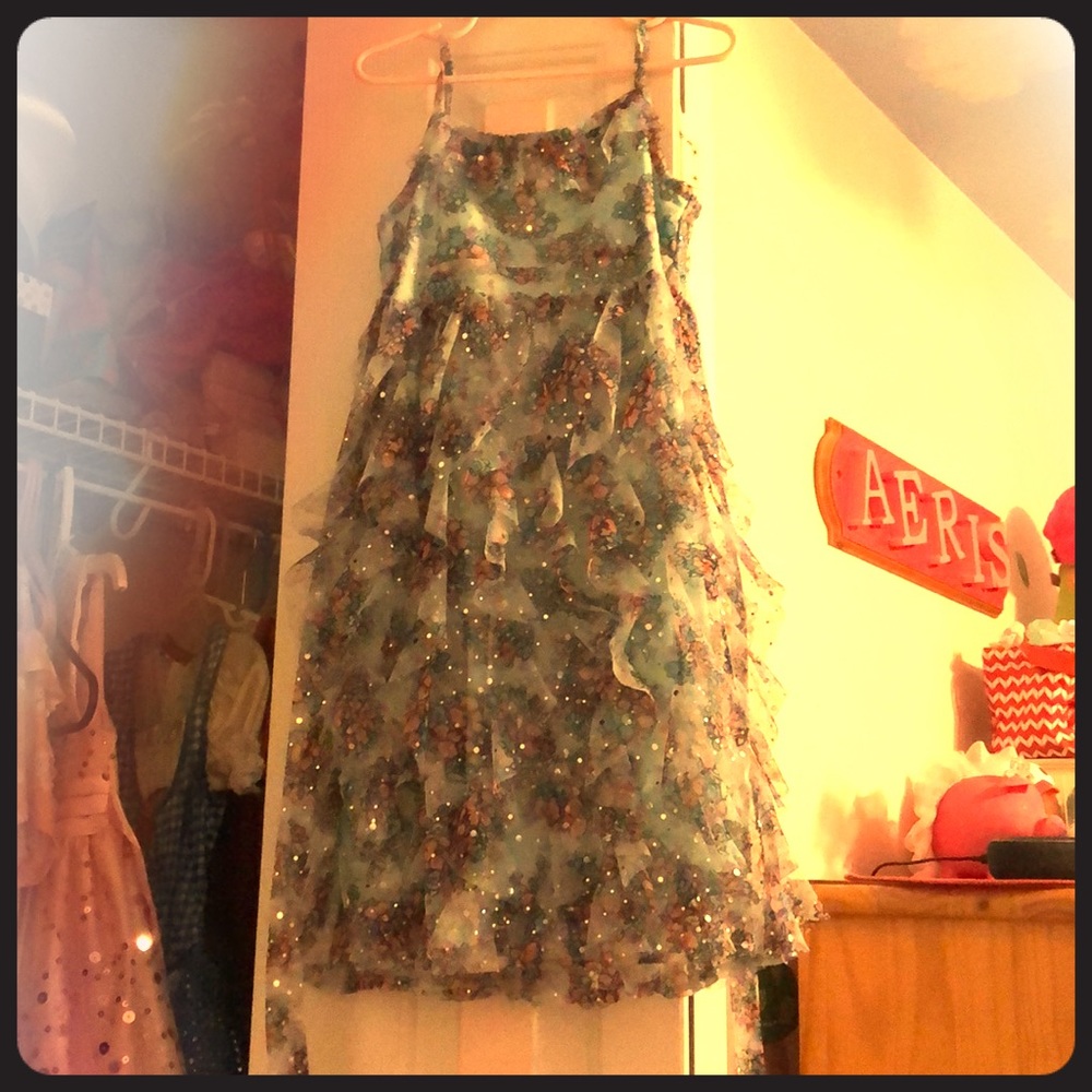 Justice sparkly summer dress